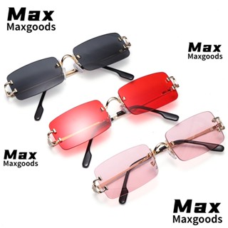 Maxg แว่นตากันแดด ทรงสี่เหลี่ยมผืนผ้า สีโปร่งใส สไตล์เรโทร แฟชั่นสําหรับผู้ชาย และผู้หญิง 2021