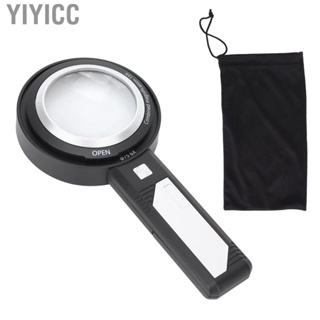 Yiyicc Magnifying Glass Double Lens Handheld for Reading Seniors