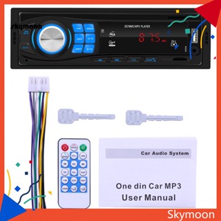 Skym* เครื่องเล่นเพลง MP3 วิทยุ FM บลูทูธ 12V AUX USB แฮนด์ฟรี สําหรับรถยนต์