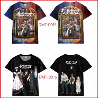 Ere1 Undead Girl· เสื้อยืดแขนสั้นลําลอง ทรงหลวม พิมพ์ลายคอสเพลย์ Murder Farce Rindou Aya Tsugaru 3D สําหรับผู้ชาย และผู้หญิง