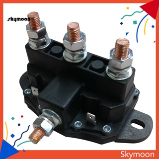 Skym* สวิตช์รีเลย์โซลินอยด์ 12V สําหรับมอเตอร์ปั๊มไฮดรอลิก