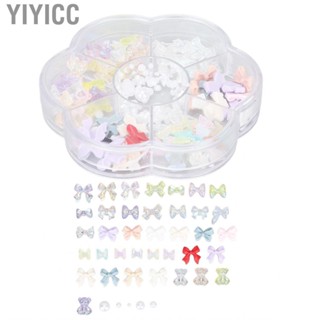 Yiyicc Fashionable Resin Nail Art Decoration Three Dimensional Shiny DIY Orna