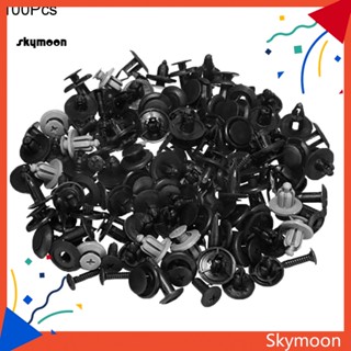 Skym* ชุดหมุดสกรูกันชนพลาสติก สําหรับรถยนต์ 100 ชิ้น