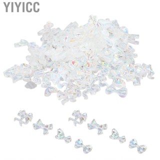 Yiyicc Resin Nail  Bowknot Art Faux Decal