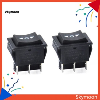 Skym* สวิตช์โยกเปิด ปิด 6 Pins DPDT ทนทาน อุปกรณ์เสริม สําหรับเรือ 2 ชิ้น ต่อชุด