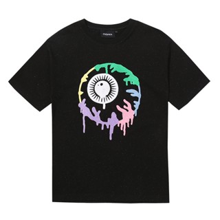 Mishka เสื้อยืดแขนสั้นลําลอง พิมพ์ลาย Big Eyeball แฟชั่นฤดูใบไม้ผลิ และฤดูร้อน สําหรับผู้ชาย และผู้หญิง