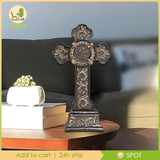 [Ihoce] Holy Wall Crucifix ของตกแต่งทางศาสนา สําหรับห้องนั่งเล่น ห้องนอน บ้าน