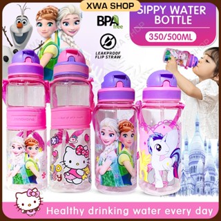 Disney Cartoon ขวดน้ำ 350/500ML กระบอกน้ำเด็ก แก้วเยติลายการ์ตูน Princess KT Spider Man กระติกน้ำร้อนเด็ก กระติกน้ําเด็ก