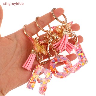 Sthb A-Z Dreamy พวงกุญแจ จี้รูปผีเสื้อ ประดับเลื่อม สําหรับผู้หญิง TH