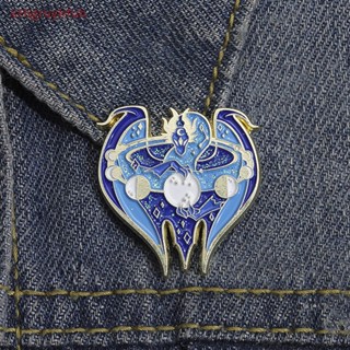 Sthb เข็มกลัด ลายการ์ตูน Galaxy Moon Lunar Eclipse Dragon Pin สําหรับกระเป๋าเป้สะพายหลัง เครื่องประดับ DIY