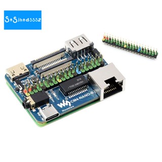 Waveshare บอร์ดขยาย สําหรับ Raspberry Pi CM4-NANO-B Compute Module 4 Lite Emc