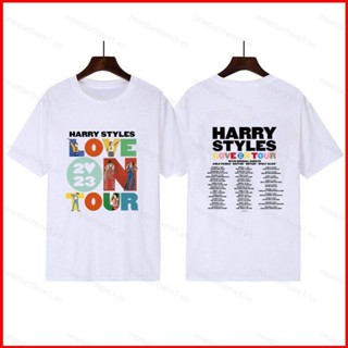 เสื้อยืด ผ้าฝ้าย พิมพ์ลาย Ere1 Love On Tour 2023 Concert Harry Styles สําหรับผู้ชาย