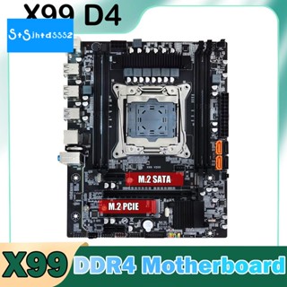 เมนบอร์ดเดสก์ท็อป LGA2011-3 X99 รองรับ 4X32G สําหรับ CPU 5820K 5960K E5-2678 V3 E5 2676 V3 E5 2696 V3