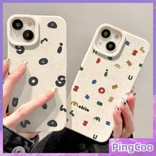 Pingcoo - เข้ากันได้สำหรับ เคส iphone 11 เคสไอโฟน เคสไอโฟน11 เป็นมิตรกับสิ่งแวดล้อมย่อยสลายได้เคสสีขาวนุ่มป้องกันการกระแทกตัวอักษรสีดำเรียบง่ายเข้ากันได้กับ iPhone 14 13 Pro สูงสุด 12 Pro สูงสุด 11 XR XS 7 8Plus