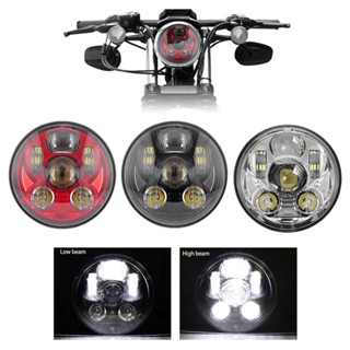 ไฟหน้ารถจักรยานยนต์ LED 45W ขนาด 19 ซม. แบบใหม่ ดัดแปลง สําหรับ Harley