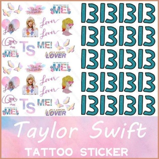 สติกเกอร์รอยสัก ลาย ME vocal concert fans 23 Taylor Swift กันน้ํา ทนทาน