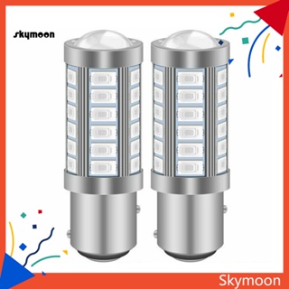 Skym* หลอดไฟเบรก LED สีแดง กันชนหลัง กันกระแทก ใช้พลังงานต่ํา สําหรับรถยนต์ 2 ชิ้น