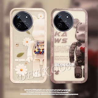 ใหม่ เคสโทรศัพท์มือถือ TPU นิ่ม แบบใส กันกระแทก ลายการ์ตูนหมีน่ารัก สําหรับ Realme 11 NFC C51 4G Realme11 11NFC RealmeC51 2023