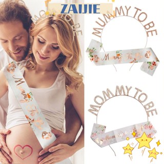 Zaijie24 MOM To Be ที่คาดผม สายคาดศีรษะ เพศเปิดเผย สีชมพู แม่ ไปสู่ ที่คาดผม เด็กผู้ชาย เด็กผู้หญิง ชุดเข็มกลัด เพศเปิดเผย ปาร์ตี้ ตกแต่ง อุปกรณ์อาบน้ําเด็ก