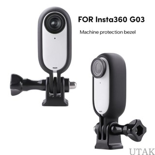 Utake ชุดกรอบอะแดปเตอร์เมาท์ พร้อมอะแดปเตอร์เกลียว 1 4 สําหรับ Insta 360 Go 3