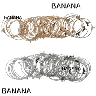 Banana1 ห่วงต่างหู 40 มม. 2 สี สําหรับทําเครื่องประดับ DIY 100 ชิ้น