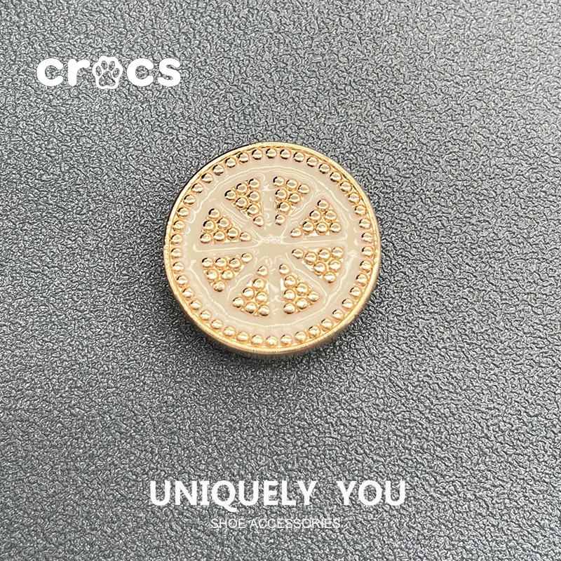 Crocs jibbitz หัวเข็มขัดโลหะ รูปผีเสื้อ ดอกไม้ สไตล์เกาหลี DIY สําหรับตกแต่งรองเท้า