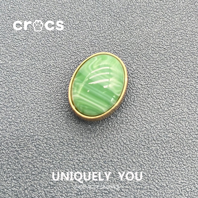 Crocs jibbitz หัวเข็มขัดโลหะ รูปผีเสื้อ ดอกไม้ สไตล์เกาหลี DIY สําหรับตกแต่งรองเท้า