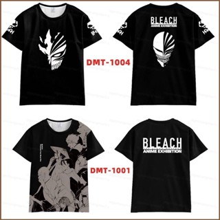 ใหม่ เสื้อยืดแขนสั้น พิมพ์ลายอนิเมะ Mg Bleach Toushirou Kurosaki Ichigo 3 มิติ พลัสไซซ์ สไตล์ฮาราจูกุ สําหรับผู้หญิง และผู้ชาย