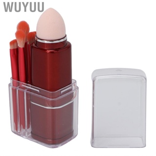 Wuyuu Retractable Makeup Brushes Cosmetic Mini 8 in 1 Sponge Brush for Daily Novice