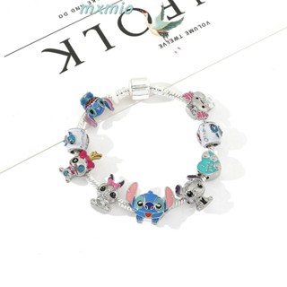 Mxmio สร้อยข้อมือแฟชั่น ลายการ์ตูน Stitch น่ารัก ของขวัญแฟนสาว สร้างสรรค์ ฤดูร้อน