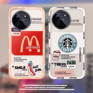 พร้อมส่ง ใหม่ เคสโทรศัพท์มือถือ TPU นิ่ม แบบใส กันกระแทก ลาย McDonalds Coffee Tema แฟชั่น สําหรับ Realme 11 NFC C51 4G Realme11 11NFC RealmeC51 2023