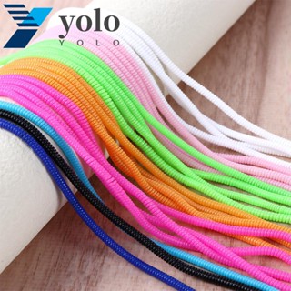 Yolo ตัวถนอมสายชาร์จโทรศัพท์มือถือ 60 ซม. สีพื้น