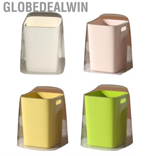 Globedealwin Desktop Trash Can  Durable Desk Mini for Living Room