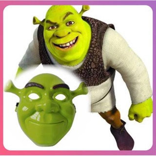 Creative Halloween Shrek Mask Dress Up Children Adult Cartoon Anime Mask Funny Dance Performance Mask Halloween Costume Party For Children Gift [COD]