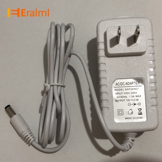 Eralml อะแดปเตอร์ AC DC อินพุต 100V-240V เอาท์พุต 12V สําหรับโคมไฟหกเหลี่ยม ABS