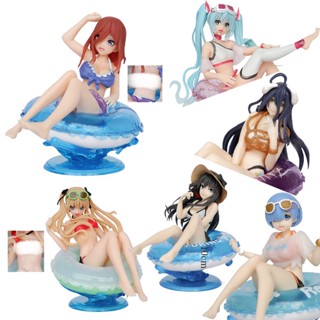 โมเดลฟิกเกอร์ Hatsune Nakano Miku Albedo Kasumigaoka Utaha Yukinoshita Yukino Elaina ชุดว่ายน้ํา