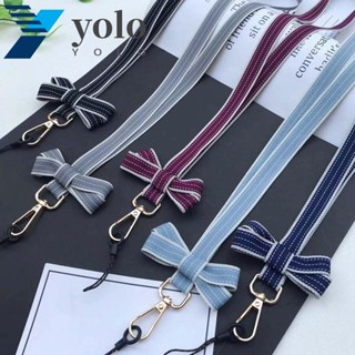 Yolo สายคล้องโทรศัพท์มือถือ ป้องกันการสูญหาย พร้อมพวงกุญแจ และสายคล้อง สําหรับห้อยบัตรประจําตัวประชาชน