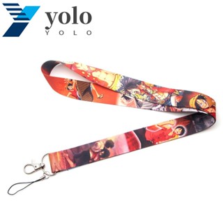 Yolo พวงกุญแจ เชือกริบบิ้น ลายการ์ตูนอนิเมะ อุปกรณ์เสริม สําหรับห้อยโทรศัพท์มือถือ