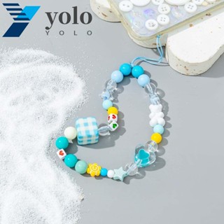 Yolo สายคล้องโทรศัพท์มือถือ อะคริลิค แฮนด์เมด กันหาย DIY