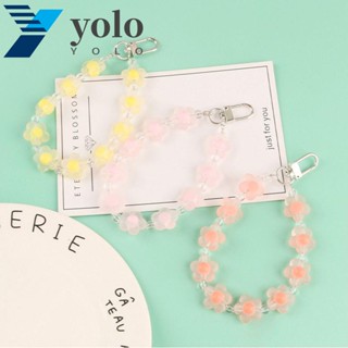 Yolo สายคล้องโทรศัพท์มือถือ พวงกุญแจ อุปกรณ์เสริมคู่รัก สร้อยข้อมือ เชือกสมาร์ทโฟน พวงกุญแจ เชือกเส้นเล็ก