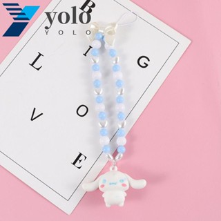 Yolo เครื่องประดับ เชือกคล้องโทรศัพท์มือถือ เรซิ่น ป้องกันการสูญหาย สําหรับผู้หญิง