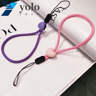 Yolo สายคล้องโทรศัพท์มือถือ แบบเชือกถัก อุปกรณ์เสริม