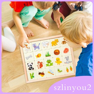 [szlinyou2] เกมกระดานไม้ นับเลข แบบพกพา ของเล่นคณิตศาสตร์ Montessori สําหรับเด็กวัยหัดเดิน