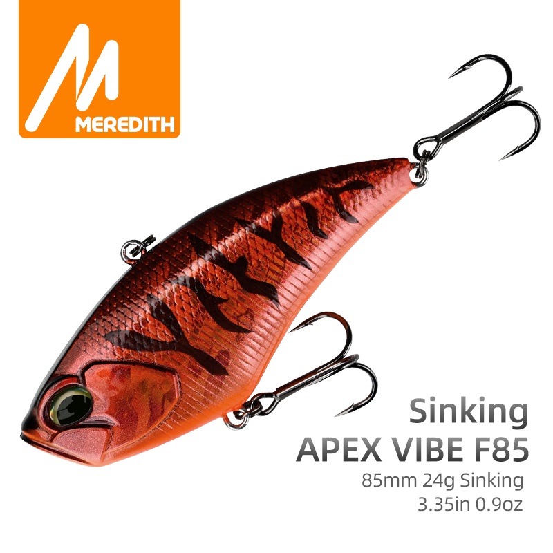 Meredith Apex Vibe F85 มม. 24 กรัม เหยื่อสั่นสะเทือน เหยื่อตกปลา สําหรับความลึกเต็มที่ อุปกรณ์เสริมประดิษฐ์