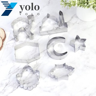 Yolo เครื่องมือตัดคุกกี้ อิสลาม DIY สําหรับทําเบเกอรี่ มุสลิม