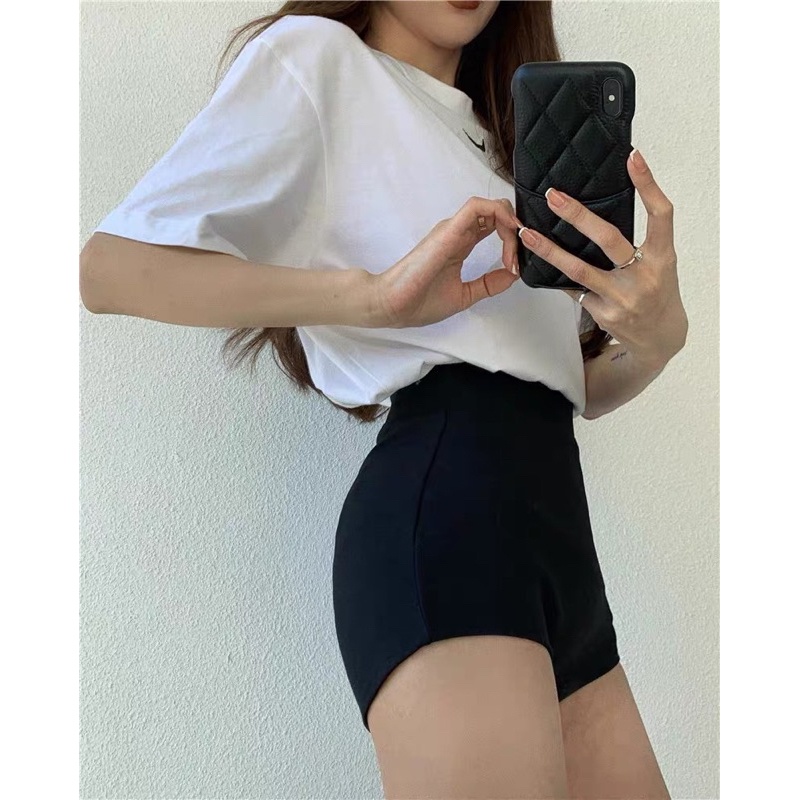 🇹🇭พร้อมส่ง🇹🇭 กางเกงไฮคัทขาสั้นเอวสูงซิปข้างสำหรับนักร้องแดนซ์เซอร์