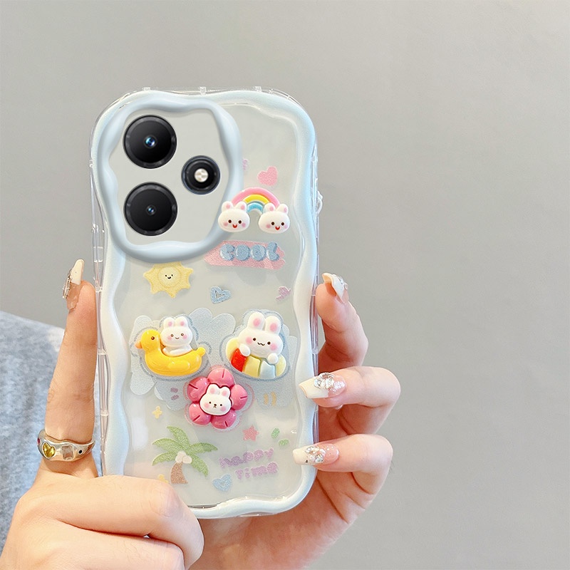 เคส Infinix HOT 30 HOT 30i น่ารัก ตุ๊กตาสามมิติ กรณีป้องกันโทรศัพท์มือถือ