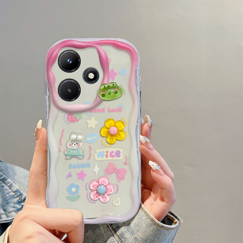 เคส Infinix HOT 30 HOT 30i น่ารัก ตุ๊กตาสามมิติ กรณีป้องกันโทรศัพท์มือถือ