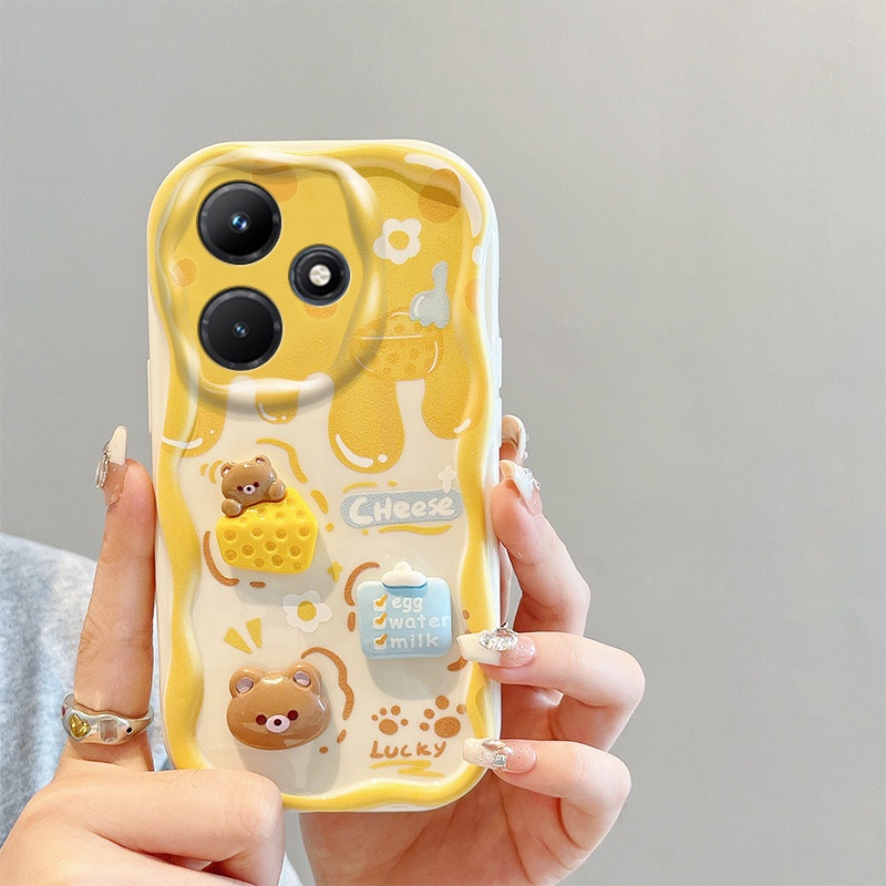 เคส Infinix HOT 30 HOT 30i น่ารัก ตุ๊กตาสามมิติ กรณีป้องกันโทรศัพท์มือถือ