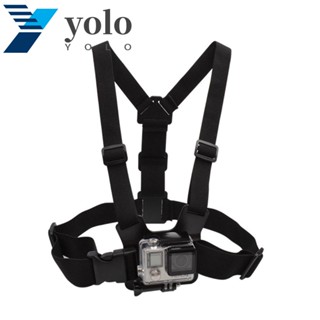 Yolo สายรัดหน้าอก อุปกรณ์เสริมกล้องแอคชั่น สําหรับ Gopro